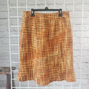 Burnt orange cross front mixed lace body 0 3 rome